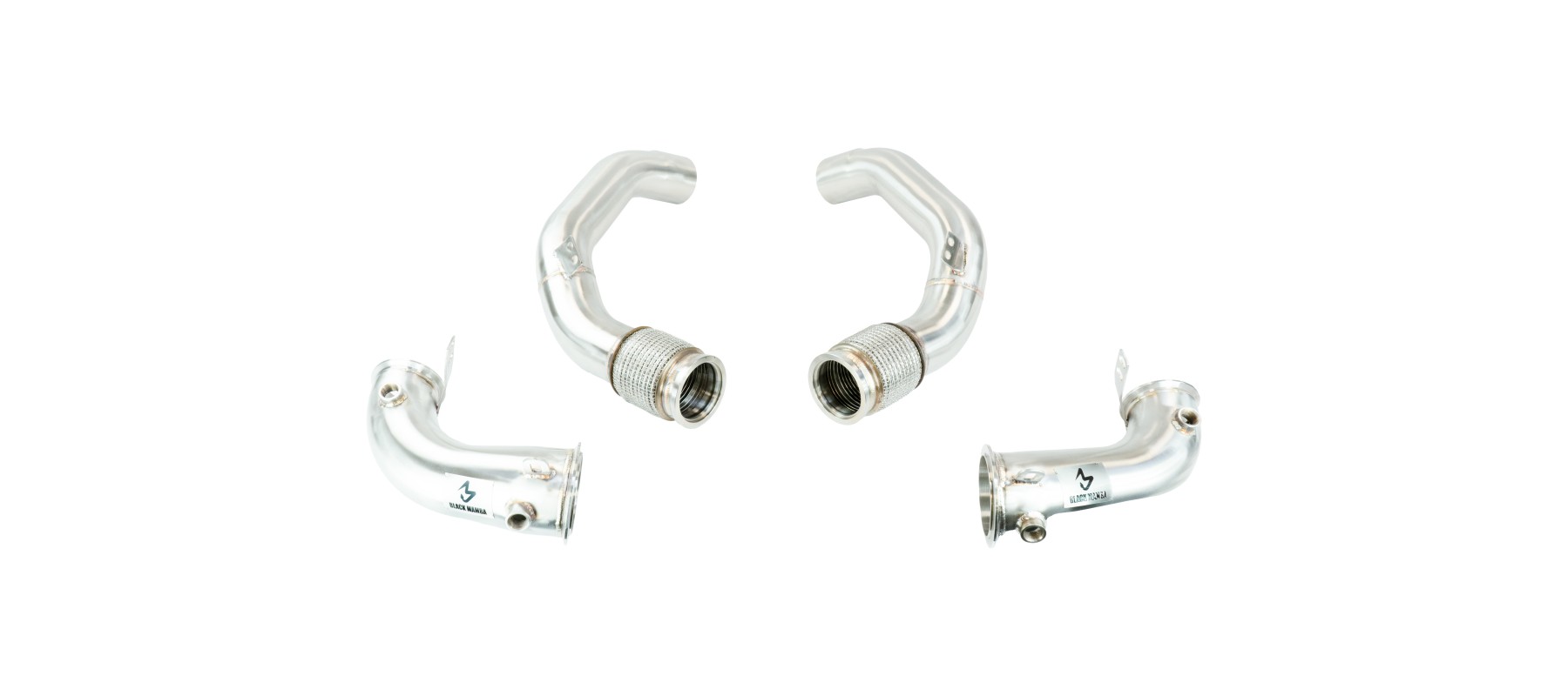 Black Mamba BMW M5 F90 / M8 F9x Decat Downpipes