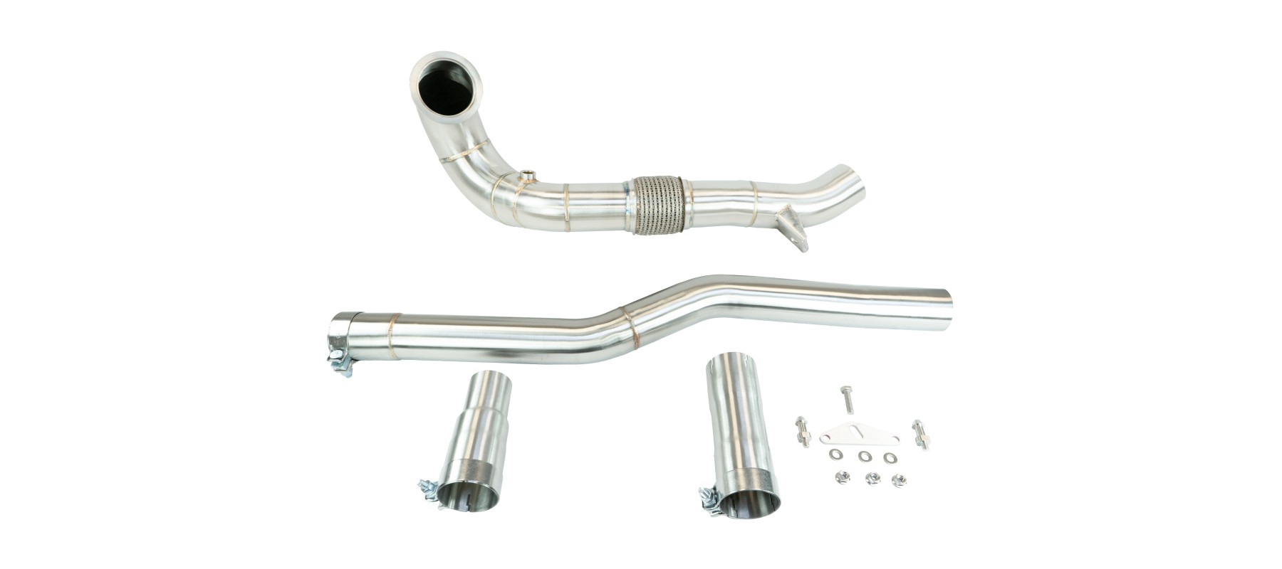 Black Mamba Golf 7 R / S3 8V / Leon 3 Cupra 4WD 3.5 Decat Downpipe
