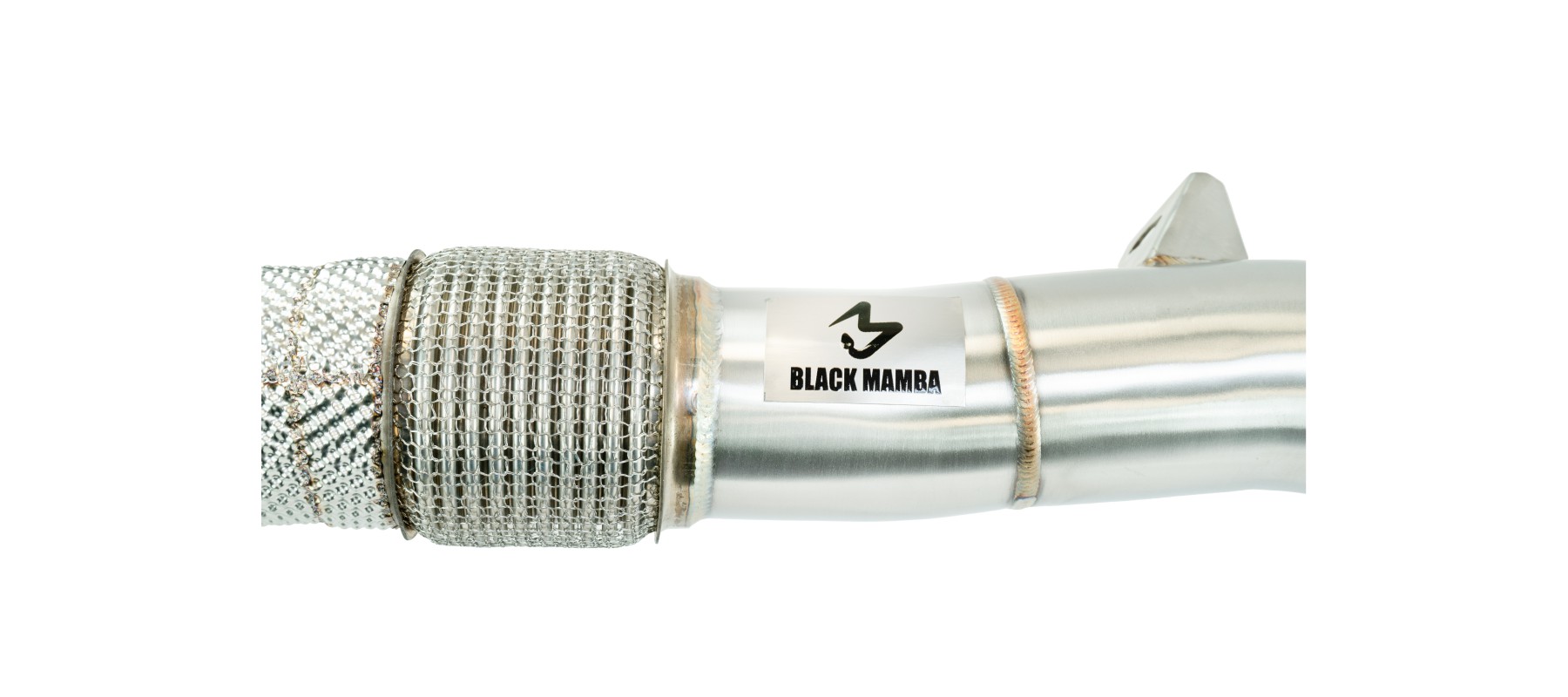 Black Mamba Decat Downpipes ( Heat Shield ) for Golf 7 R - S3 8V - Leon Cupra 4Drive - TTS 8S