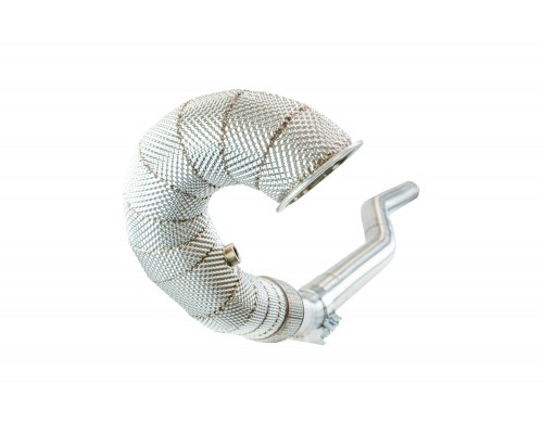 Black Mamba Decat Downpipes ( Heat Shield ) for Golf 7 R - S3 8V - Leon Cupra 4Drive - TTS 8S