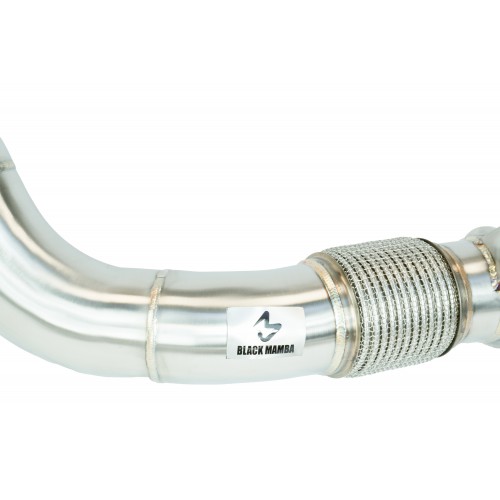 Black Mamba Audi RS3 8V.5 / TTrs 8s (No OPF) Decat Downpipe