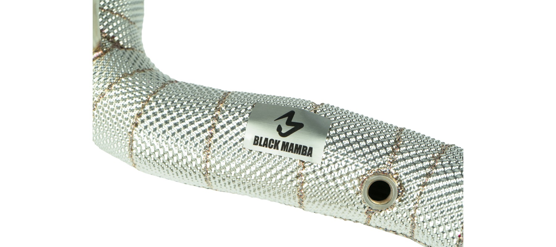 Black Mamba Decat Downpipes ( Heat Shield ) for Ferrari 488 15-18