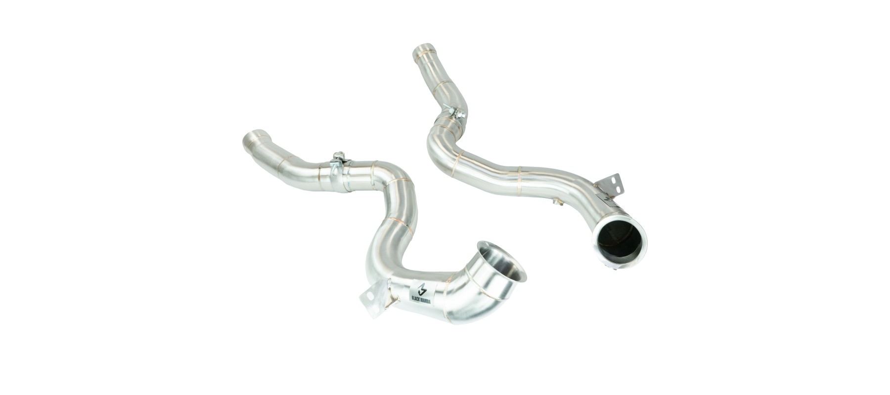 Black Mamba Mercedes C63 AMG W205 Decat Downpipes