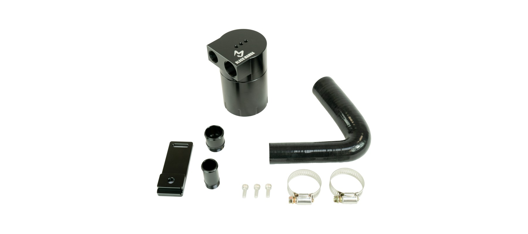 Black Mamba Baffled Oil Catch Can for BMW M3 F80 / M4 F8x / M2 Comp F87