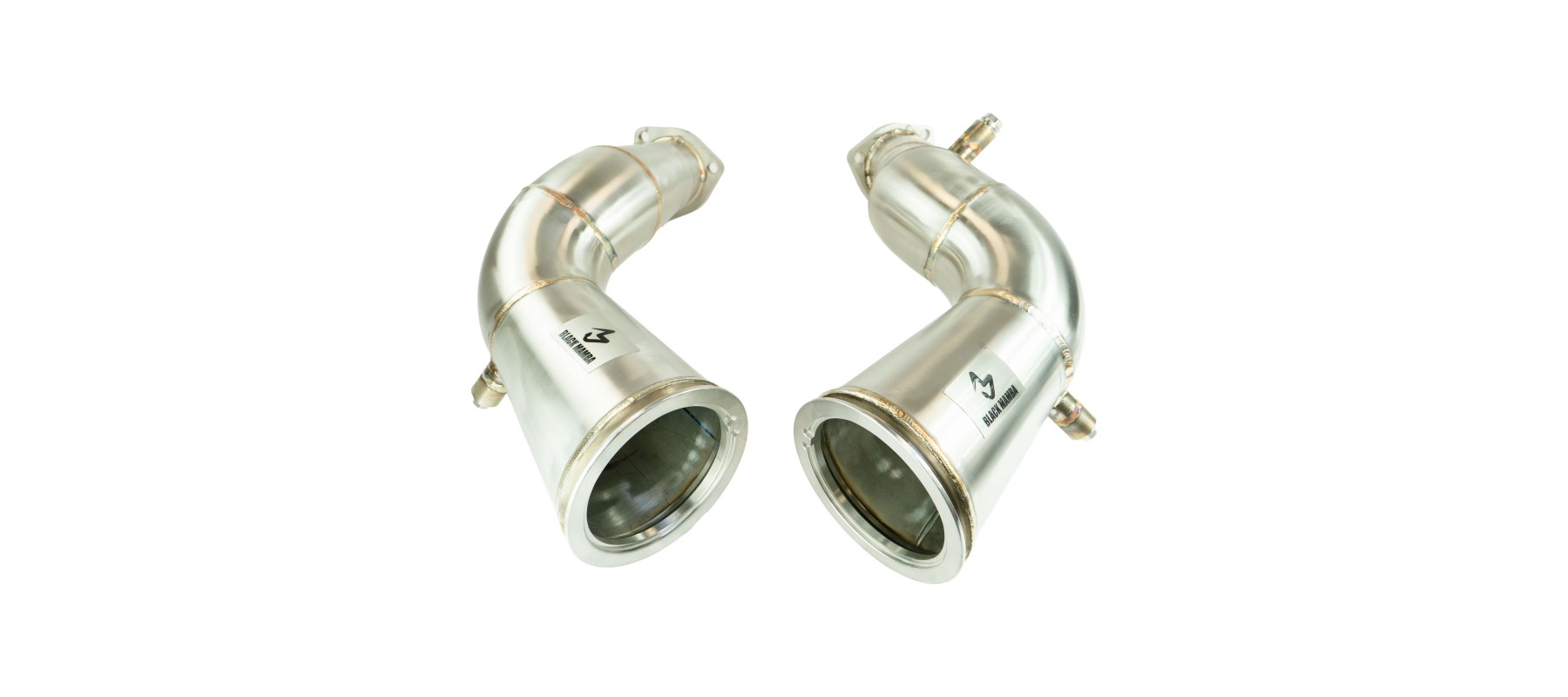 Black Mamba Decat Downpipes for Audi RS6 C8 - RS7 C8