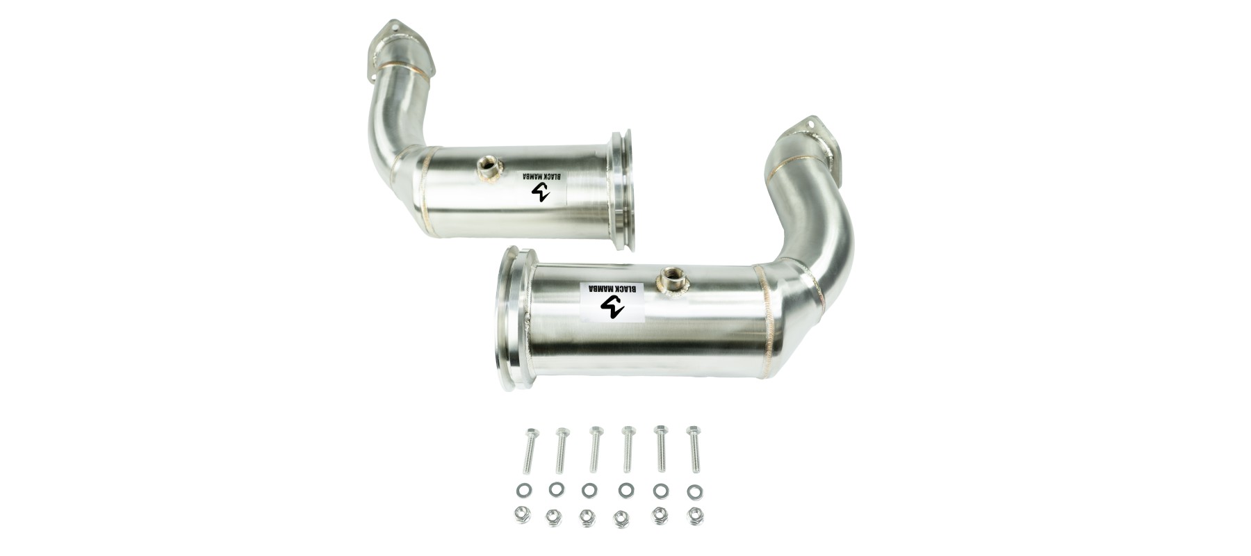 Black Mamba Decat Downpipes for Lamborghini Urus - Audi RSQ8 - Cayenne 4.0T