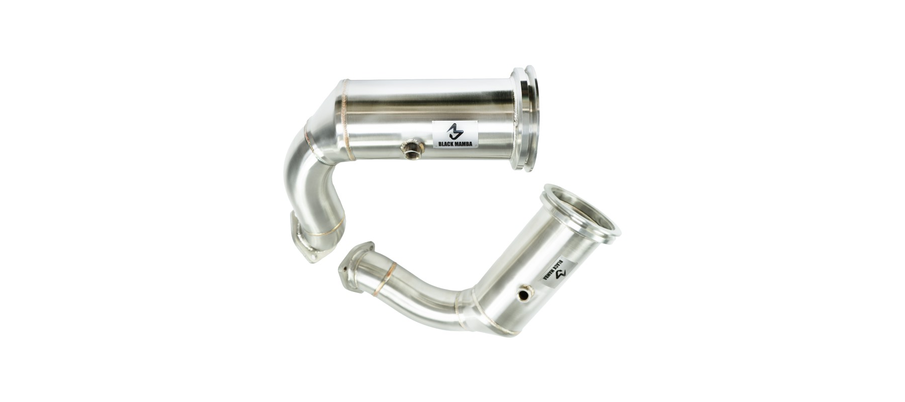 Black Mamba Decat Downpipes for Lamborghini Urus - Audi RSQ8 - Cayenne 4.0T